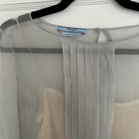 Prada Sheer Blouse with Camisole Size S - Picture 3 of 5